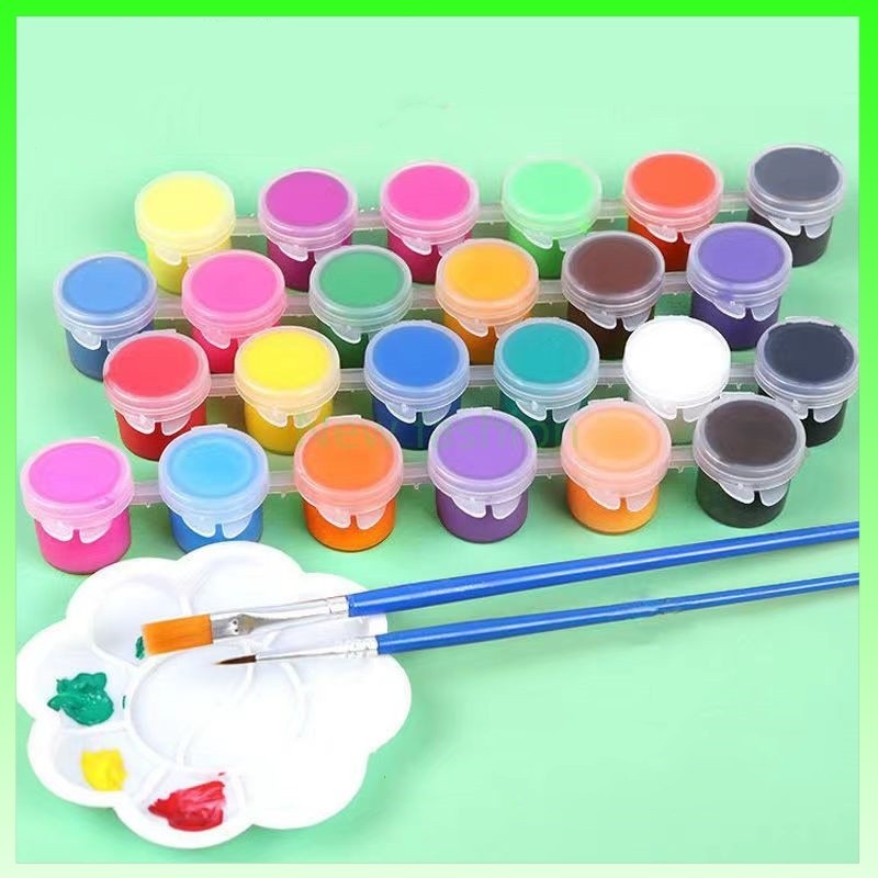 

Cat akrilik Set 6 Warna 12 Warna/Cat Akrilik Kanvas Lukisan Kanvas Cat Cat Akrilik 3ml + Dua pulpen