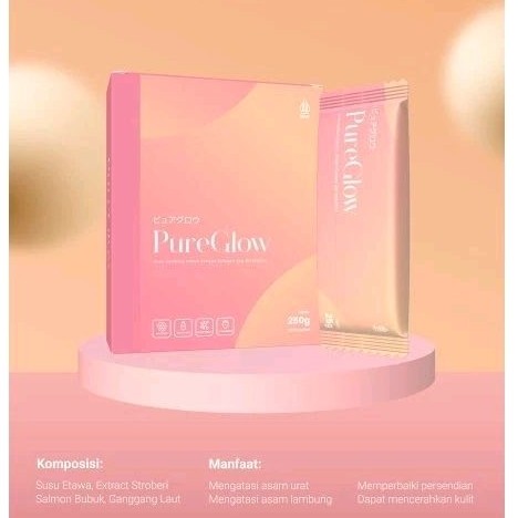 PUREGLOW MULTI VITAMIN Suplemen Kesehatan mengandung Collagen Susu Kambing Etawa DNA Salmon