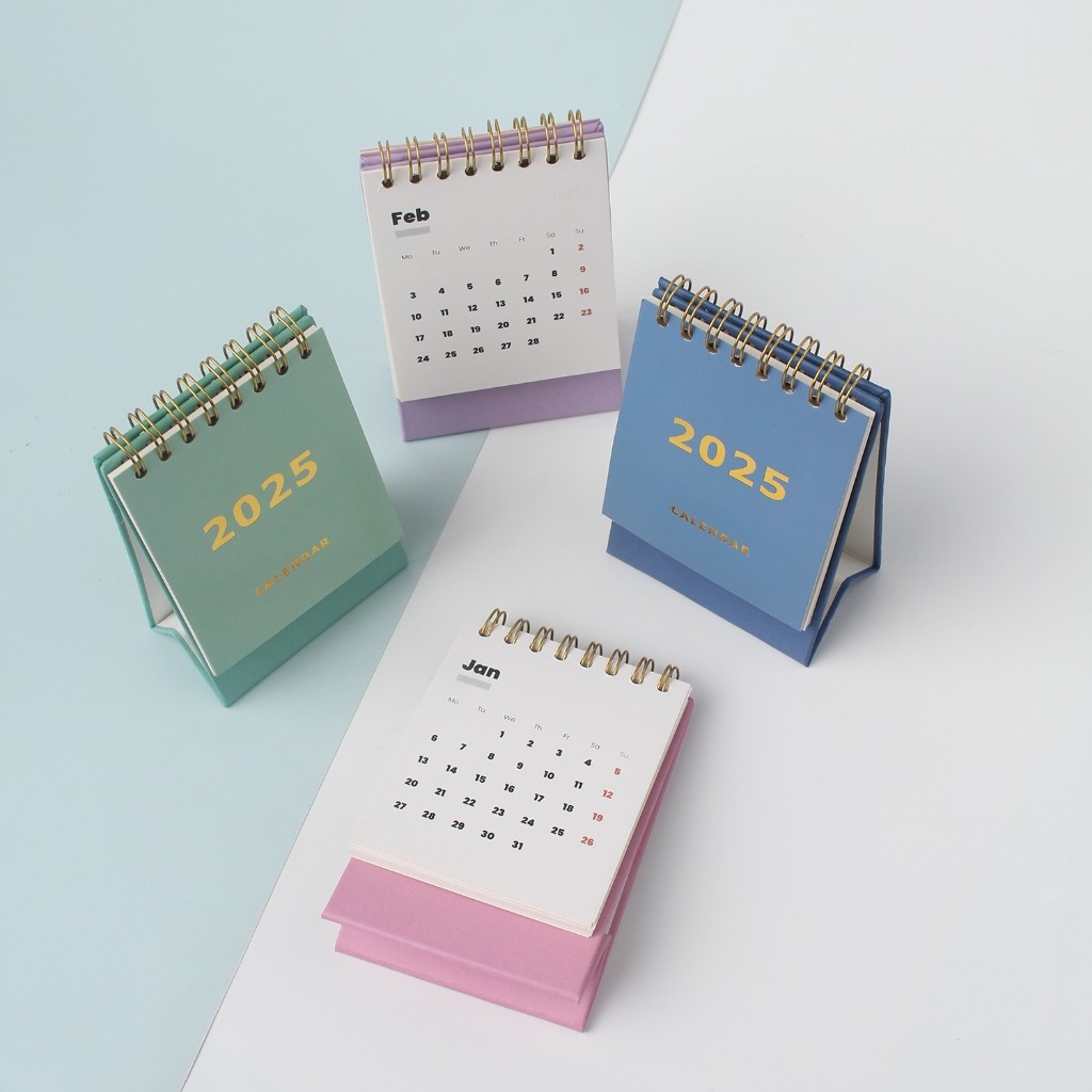 

365planner.id Desk Calendar A7 2025 - Kalender Meja Mini - Kalendar Kecil