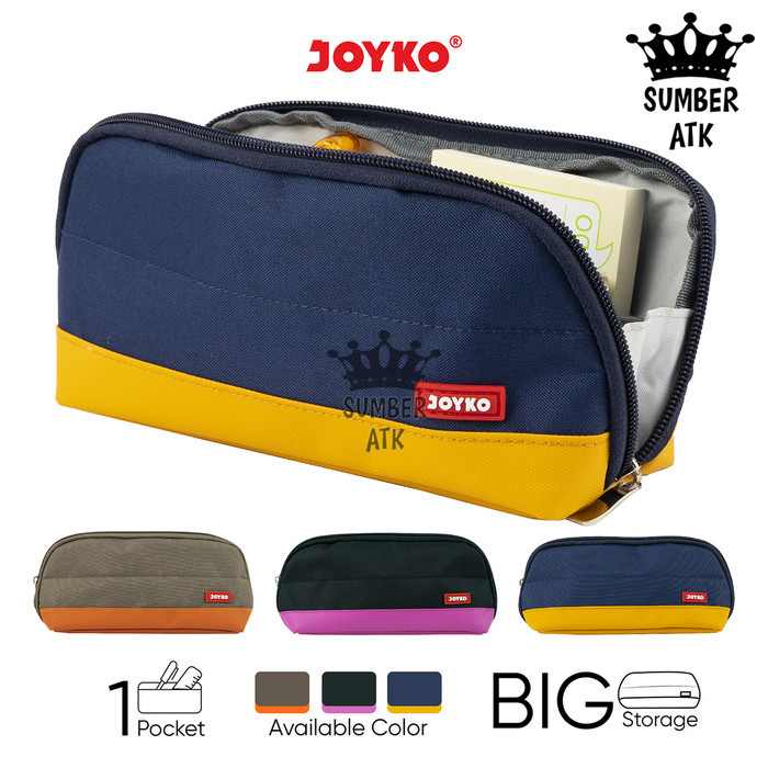 

[New]Best Seller Kotak Tempat Pensil Pencil Case Joyko PC-5005 - HItam Pink