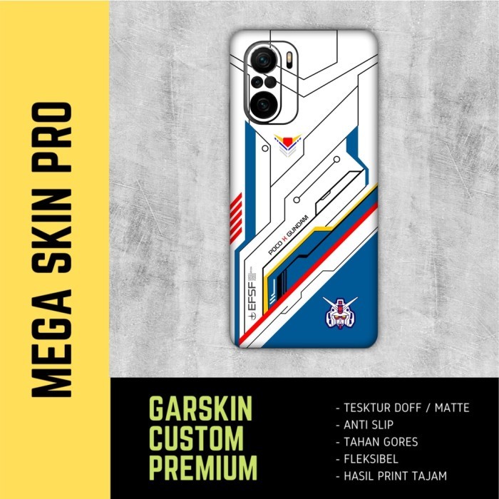 Garskin Poco F3 Fullbody - isi 2 buah - gundam v2 promo