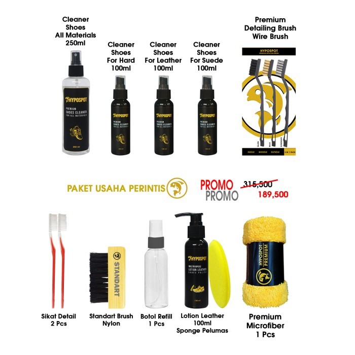 Hypospot Paket Usaha Untuk Perintis - Paket Usaha Laundry Sepatu Murah