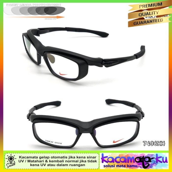 Kacamata Frame Sporty Nike 7406 Kacamata Sport Bikin Gaya Sporty - frame only