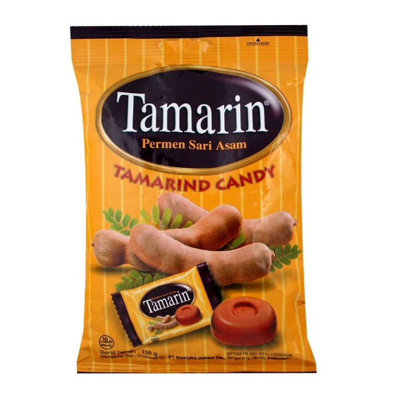 

PERMEN TAMARIN SARI ASAM TAMARIND CANDY BAG POUCH EKSTRAK BUAH ASAM JAWA 135 GR