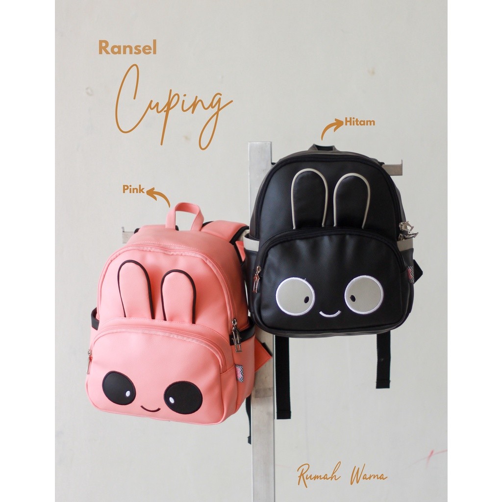 RUMAH WARNA Tas Ransel Anak Perempuan Tas Ransel Sekolah Anak Perempuan Tas Ransel Anak PAUD TK Cupi