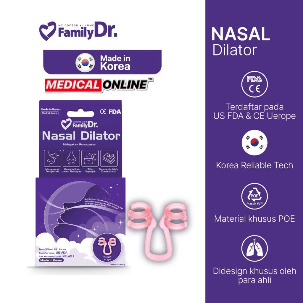 FAMILY DR NASAL DILATOR / ALAT BANTU PERNAFASAN MEDICAL ONLINE