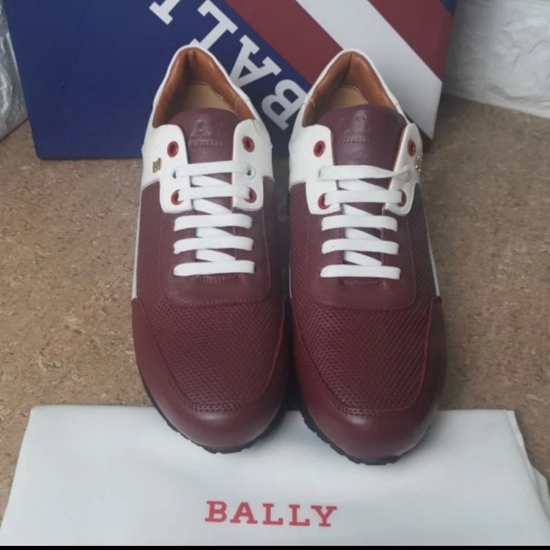 sepatu bally sneaker mirror quality men shoes run away top Brand P1SHOES new 2022