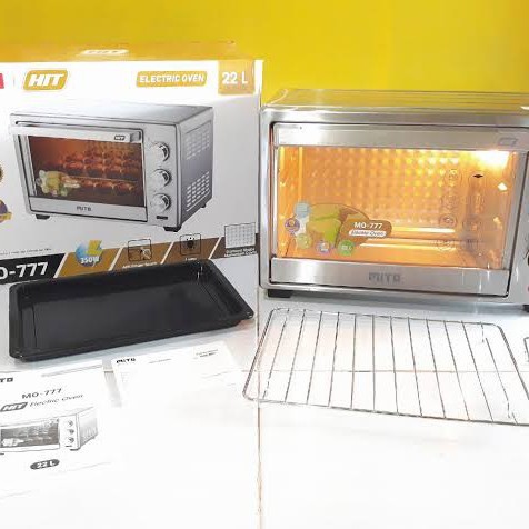OVEN LISTRIK MITO MO777 OVEN MITO LOW WATT 350 KAPASITAS 22 LTR