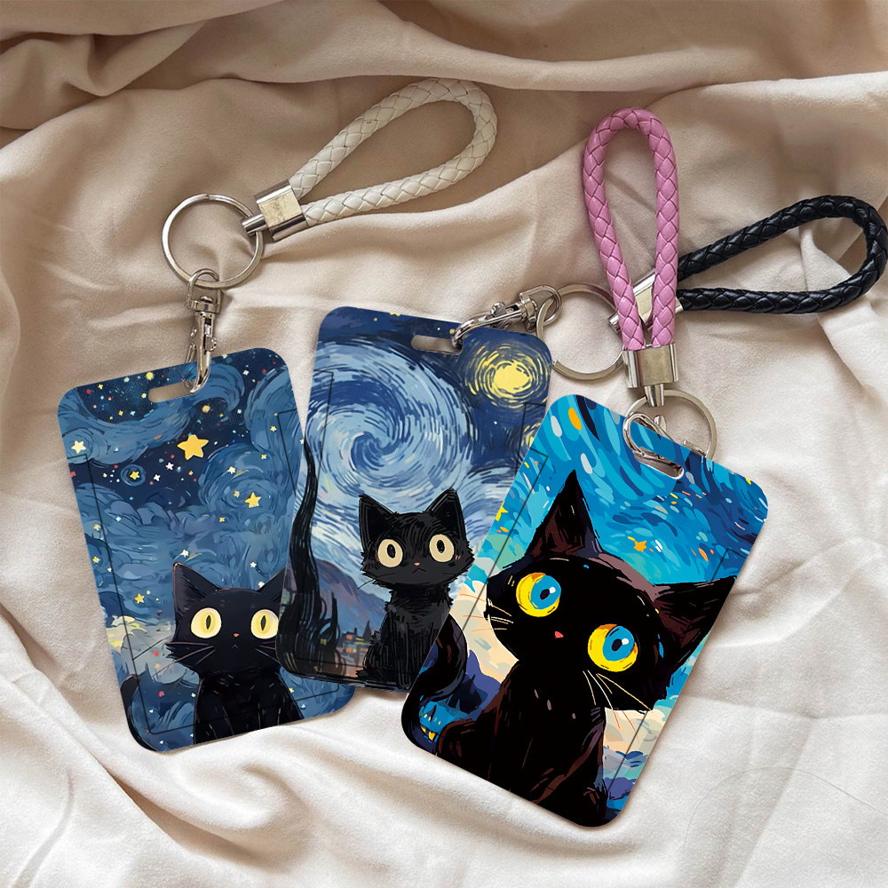 

ID CARD HOLDER MOTIF Oil painting style cat PHOTOCARD PHOTO CARD