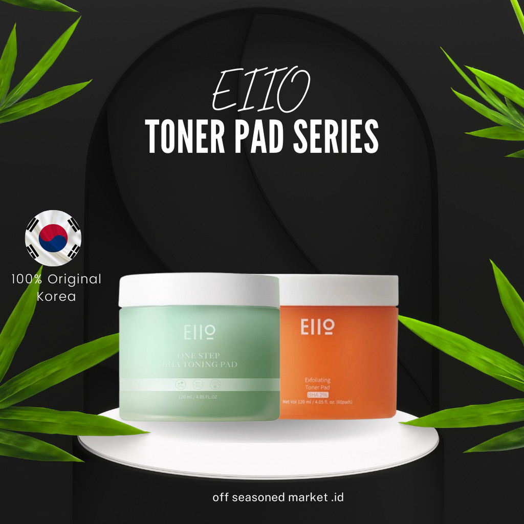 [READY] EIIO Toner Pad Series/ Exfoliating Toner Pad/ One Step BHA Toning Pad