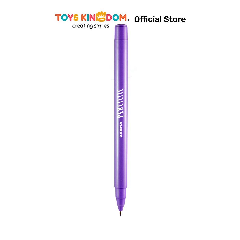 

Toys Kingdom Zebra 0.4 mm Penciltic Fineliner Pulpen Ungu Violet Pena Ballpoint Pen Bolpoin Alat Tulis