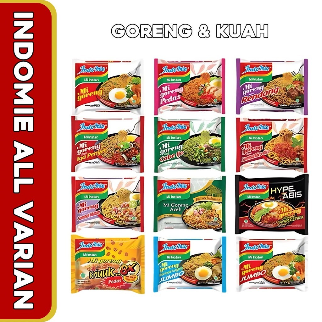 Mie Instan Indomie | ECER Indomie Goreng Original