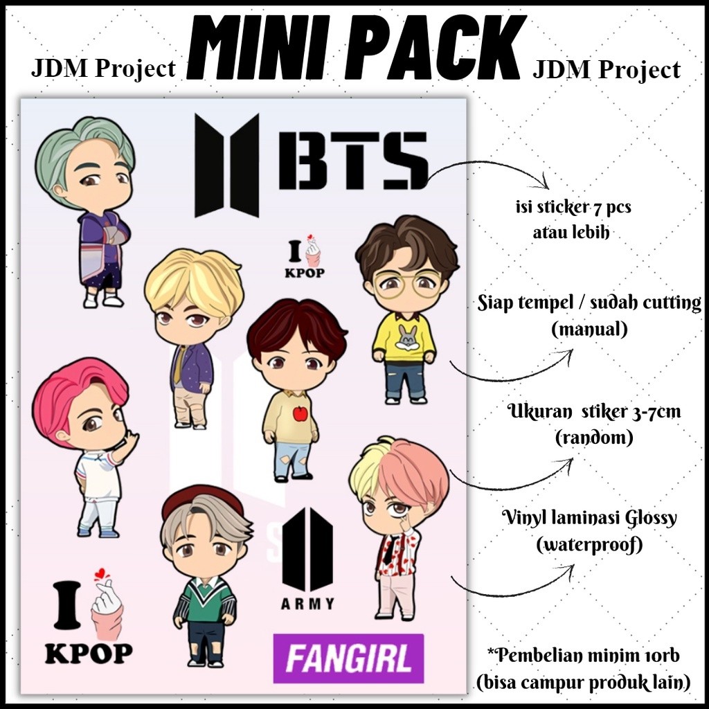 

Cetak Kilat - [MINI PACK] STICKER KAWAII AESTHETIC BTS FANART SERIES | STICKER TUMBLR | STICKER LAPTOP HP KOPER HELM
