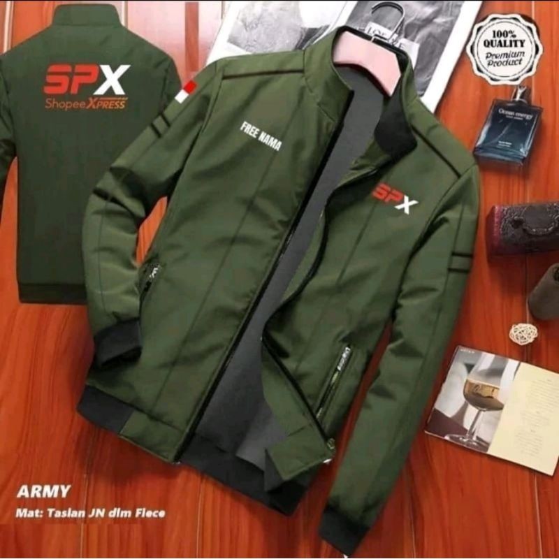 JAKET KURIR SPX EXPRESS / JAKET WINTER RUBBY / JAKET KURIR PAKET / JAKET DRIVER / SHOPEE EXPRESS / J