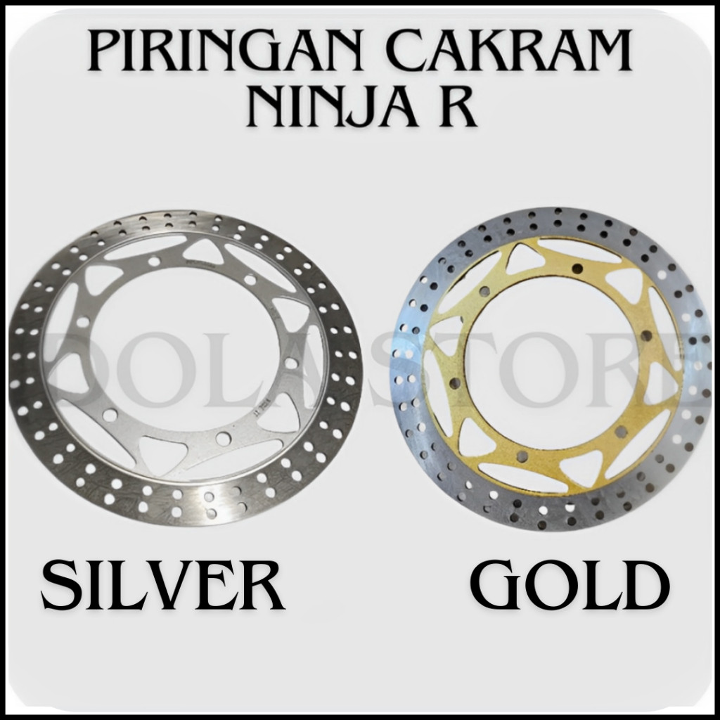 Piringan Cakram depan Ninja RR dan R Tromol piringan cakram 300mm Plug and play Accesories Motor