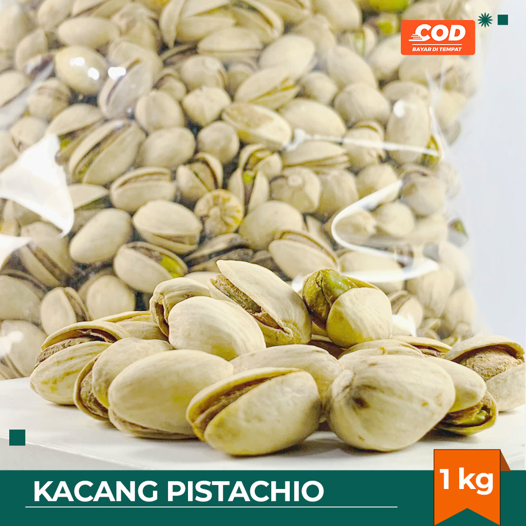 

Kacang Arab Pistachio Fustuk Roasted Oleh Oleh Haji Umroh 1kg