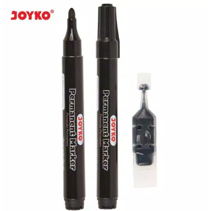 

Spidol Permanent Marker PM-34RF Joyko + Bonus Refil (Pcs)