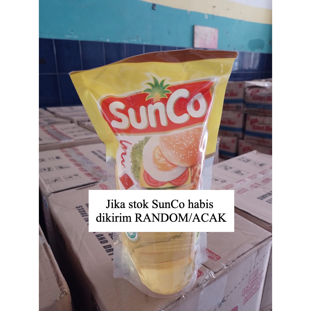 

ADY78 (BISA COD) 1L 1liter 1000 ML Sunco/Random/Acak merk Minyak Goreng 1 Liter 1000ml