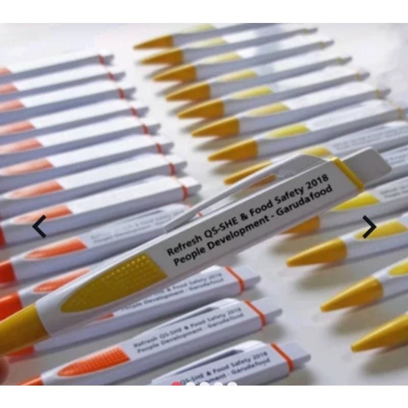 

pen gepeng/sablon pulpen/pen custom/souvenir pulpen
