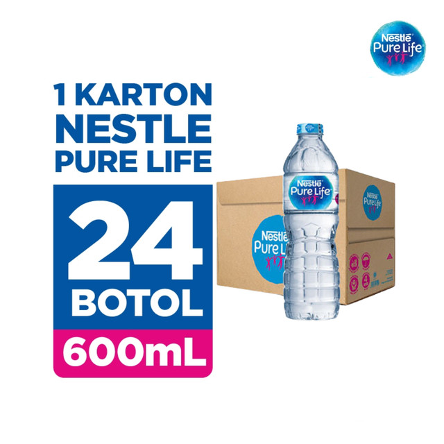 

Air Mineral Nestle Pure Life 600ml x 24 pcs - tcqnlwtq95