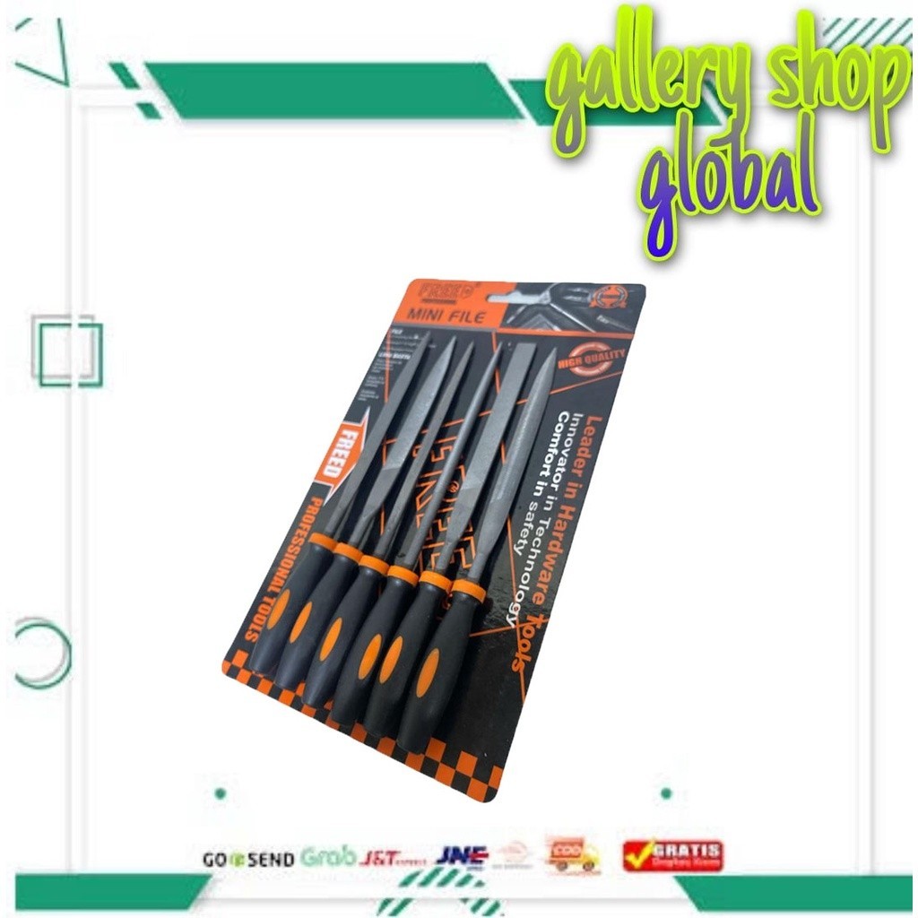 FREED Kikir KAYU Set 6pcs  Kikir Kayu  Needle File FREED SET