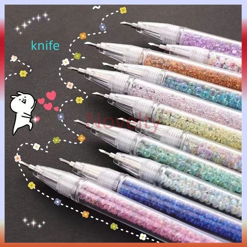 

Novelty Pen Knife/Quicksand Pen Knife Paper Cutter/Children’s DIY Pen Knife Paper Cutter