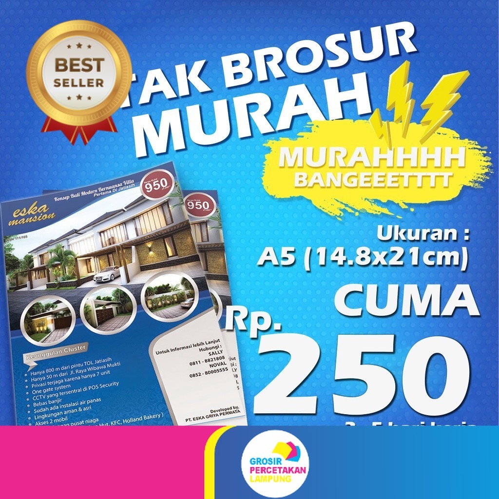

Promo!!! Brosur Flyer A5 AP120 Digital Print