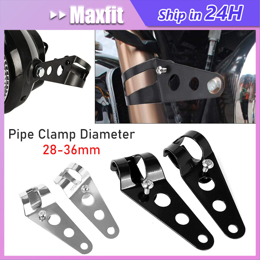 2Pcs Braket/Kupingan Lampu Depan Universal Monster RX King Vixion Byson GL CB Tiger Pangkon/Bracket 