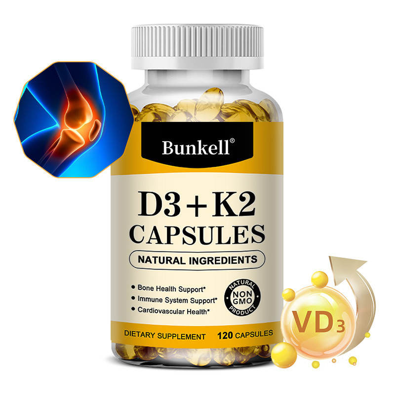 Kapsul Vitamin D3 K2 5000 IU Mendukung Kesehatan Jantung dan Tulang
