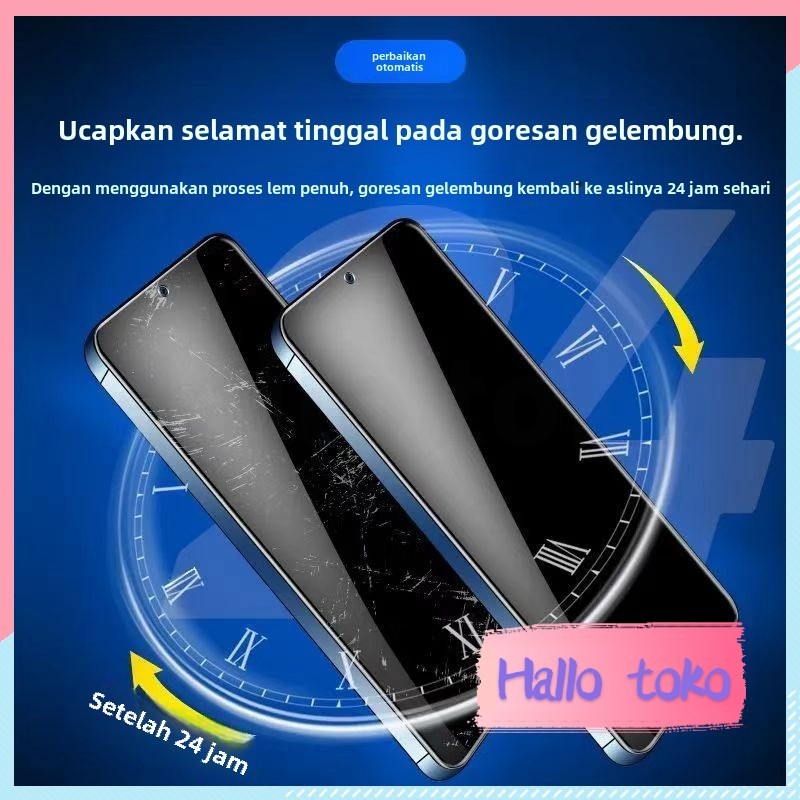 Tempered Glass Anti-Spy Pelindung Privacy,Anti-pembacaanprivasi 360 derajat, anti-pembacaanprivasi m