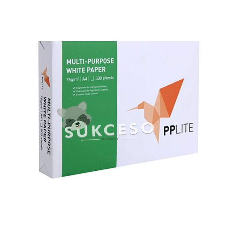 

PP LITE Kertas Print Fotocopy A4 75 GR / Kertas Print HVS Murah Berkualitas