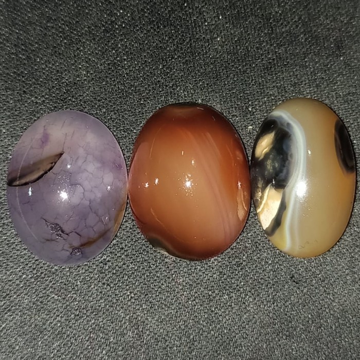 Paket Nomor 5 Natural Batu Akik Motif Gambar Unik Antik Bukan Cincin Perak Emas Bacan Pirus Kecubung