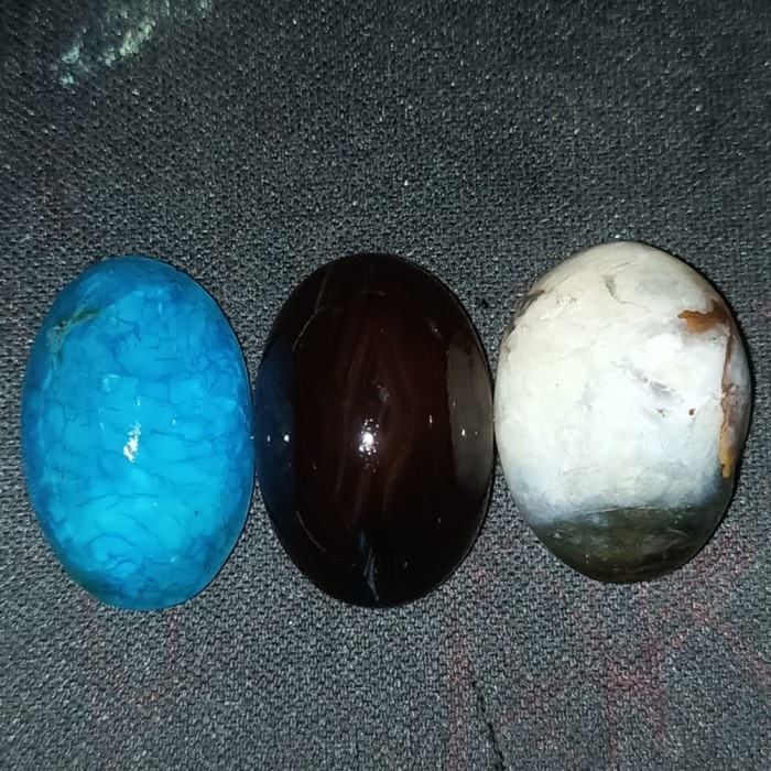 Paket Nomor 33 Natural Batu Akik Motif Gambar Unik Antik Bukan Cincin Perak Emas Bacan Pirus Kecubun