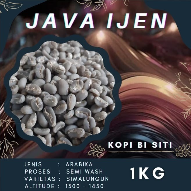 GreenBean Arabika Java Ijen Blue Montain Wethull Proses