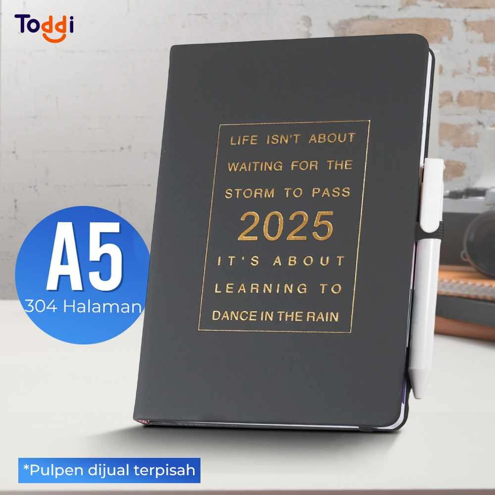 

AJSSHOP Toddi Buku Agenda Softcover Monthly Planner Notebook 304 Halaman - TD-20251