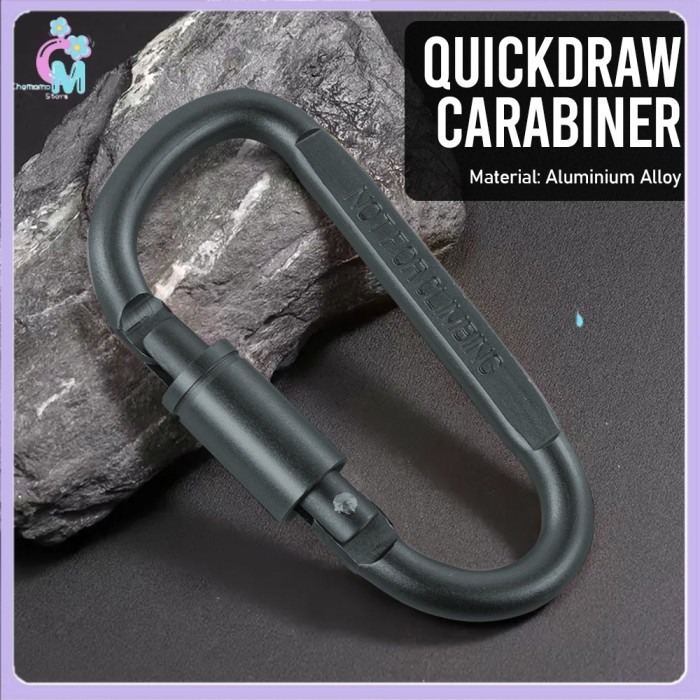 

- LIXADA Carabiner Gantungan Tas Quickdraw Carabiner Aluminium Alloy - AT7600 -