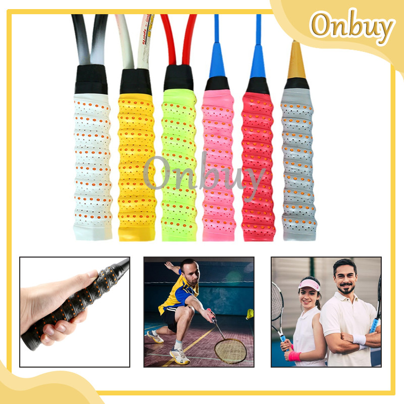 Grip Karet Bintik Over Grip PU Raket Badminton Tennis