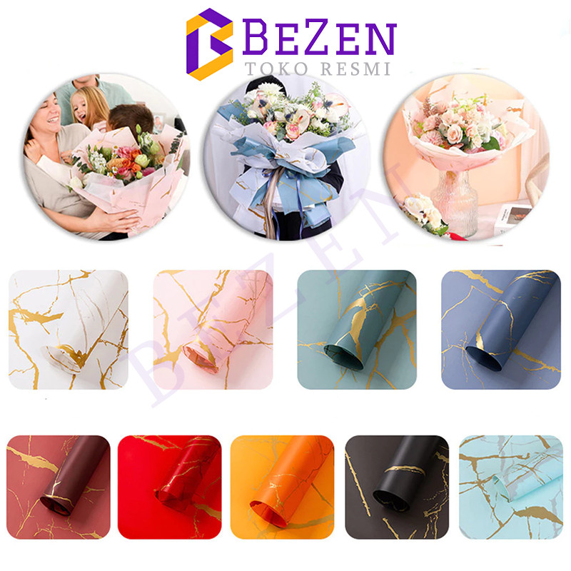 

Kertas Buket Gold Marble 20 LEMBAR /Marble Cellophane Wrapping Paper Kertas Bunga/flower wrapping gold marble cellophane waterproof kertas buket bunga