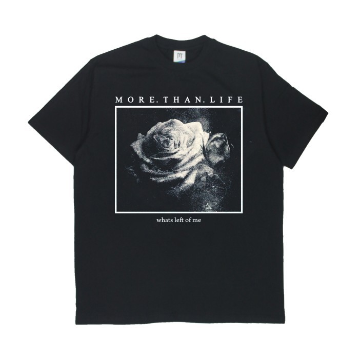 T Shirt 24s Baju Lengan Pendek Unisex Kaos MORE THAN LIFE band merchandise by jamstick