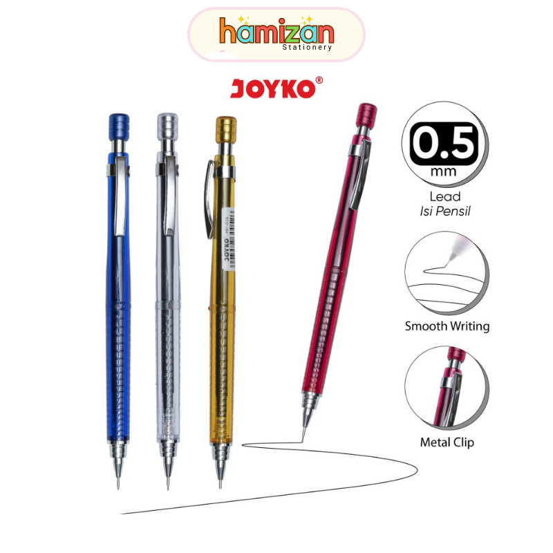 

( 1 pcs ) Mp07A Joyko Mechanical Pencil / Pensil Mekanik MP-07A warna warni / Mechanical Pencil Pensil Mekanik Joyko MP-07A 0.5 mm Murah Berkualitas