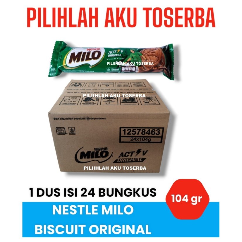 

Biskuit MILO ORIGINAL Roll 104 gr - ( HARGA 1 DUS ISI 24 )