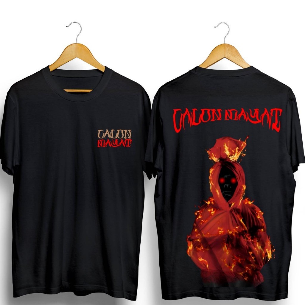 KAOS CALON MAYAT POCONG API TULISAN DB // KAOS VIRAL // BAJU FASHION // KAOS MURAH