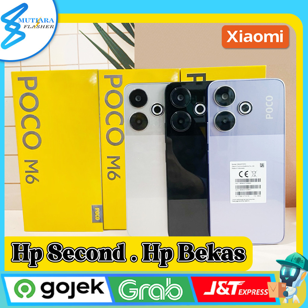 Xiaomi Poco M6 Ram 8 Rom 256GB  Second Original
