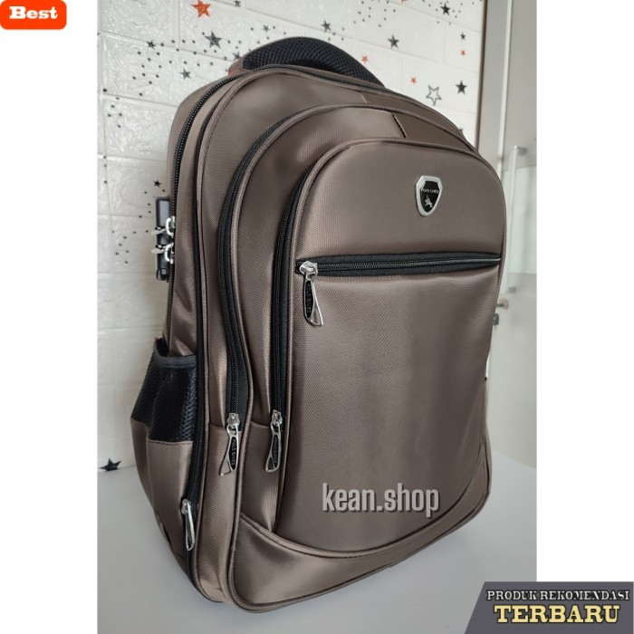 tas ransel pria murah berkualitas POLO GIVES 20 Inch Tas Ransel Jumbo Pria Ransel Kerja Polo Origina
