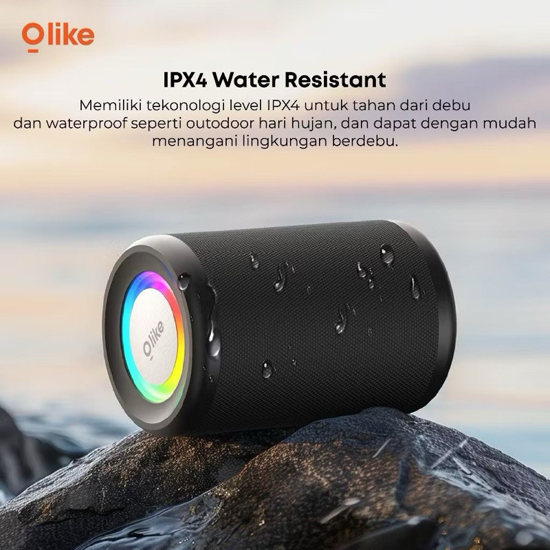 [ OLIKE SF 9 ]- OLike SF-9 / SF9 SOUND Speaker Bluetooth Super Bass RGB Light Waterproof IPX4 Spiker