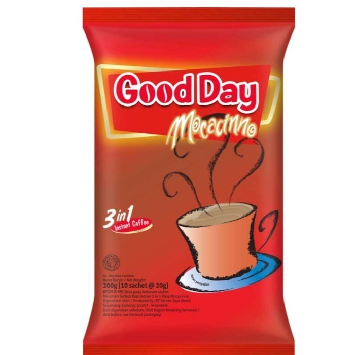 

New Item GOOD DAY MOCACINNO 200G (10 X 20G)