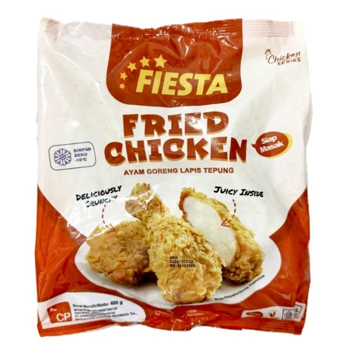 

New Item FIESTA FRIED CHICKEN 400G