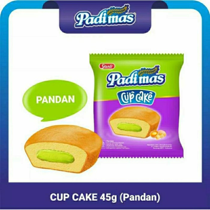 

New Item PADIMAS CUP CAKE PANDAN 60G