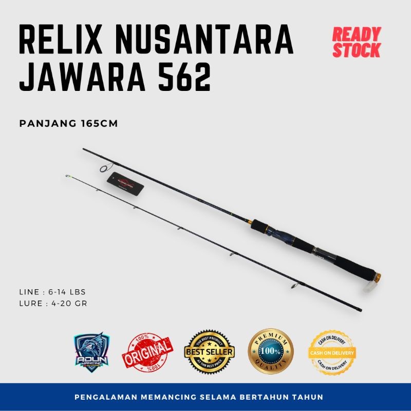 Joran Relix Nusantara Jawara 652 14lb