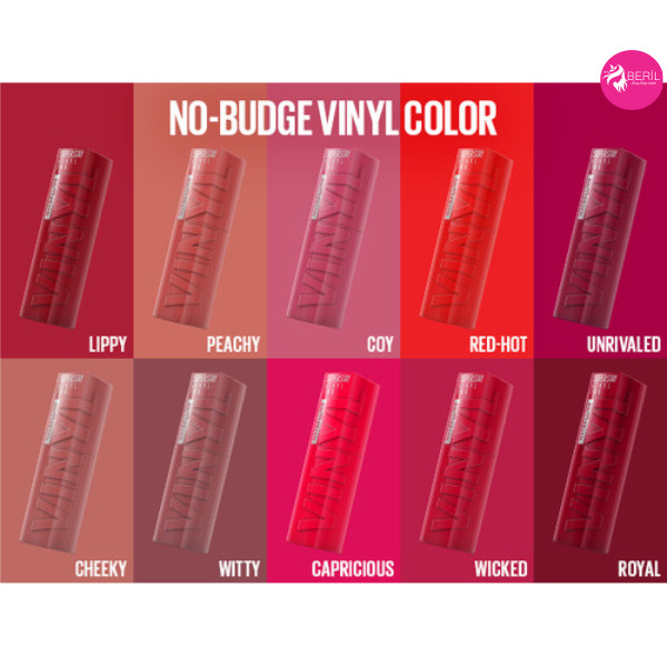 MAYBELLINE SUPERSTAY VINYL INK LONGWEAR LIPSTICK